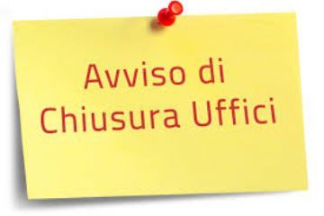 Avviso chiusura uffici 20 gennaio 2025